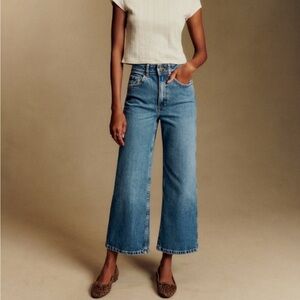 Sezane Blue Cropped Jeans